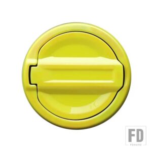 ジープ 燃料タンクキャップ装飾カバーラングラー JL グラディエーター JT 2018-22 アクセサリー - Yellow