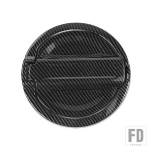 ジープ 燃料タンクキャップ装飾カバーラングラー JL グラディエーター JT 2018-22 アクセサリー - Black