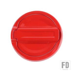 ジープ 燃料タンクキャップ装飾カバーラングラー JL グラディエーター JT 2018-22 アクセサリー - Red