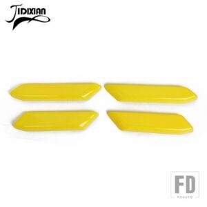 フォード 車インナードアアームレストハンドルパネル装飾カバーブロンコ 4 ドア 2021-24 アップインテリアアクセサリー - Yellow