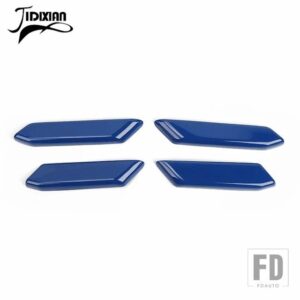 フォード 車インナードアアームレストハンドルパネル装飾カバーブロンコ 4 ドア 2021-24 アップインテリアアクセサリー - Blue