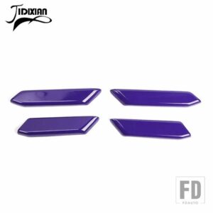 フォード 車インナードアアームレストハンドルパネル装飾カバーブロンコ 4 ドア 2021-24 アップインテリアアクセサリー - PURPLE