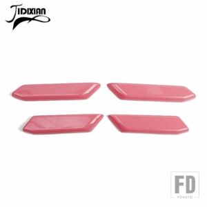フォード 車インナードアアームレストハンドルパネル装飾カバーブロンコ 4 ドア 2021-24 アップインテリアアクセサリー - Pink