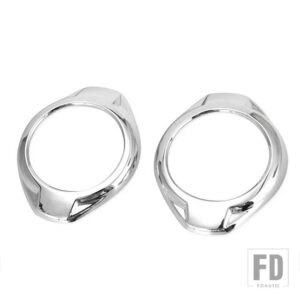 ジープ ラングラー JK 2015 2016 2017 インテリア A ピラースピーカー装飾カバーアクセサリー - Chrome