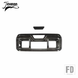 シボレー シルバラード GMC シエラ 2022 2023 2024 カーインナーリア空調コンセントパネル装飾カバー - B black wood grain