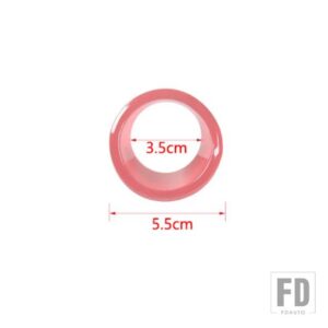 ジープ 車内ワンボタンスタートスイッチ装飾リングカバー コンパス 2017-2020 レネゲード 2015 2016 アップ用 - Pink