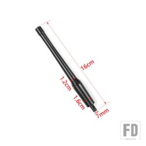 ジープ アンテナ交換用金属ラジオアンテナアクセサリー ラングラー JL JK 2007-2022 グラディエーター JT 2018-2022用 - 16cm