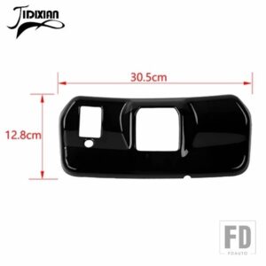 フォード 車インテリアバックミラーベース装飾パネルカバー F150 2021-24 アップカーアクセサリー - Black