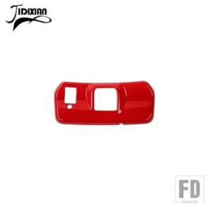フォード 車インテリアバックミラーベース装飾パネルカバー F150 2021-24 アップカーアクセサリー - Red