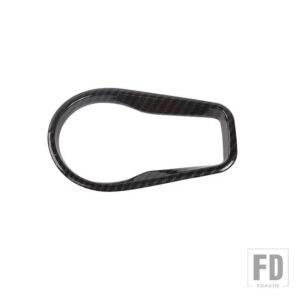 ジープ ヘッドライトライトランプスイッチ装飾カバーレネゲード 2016-24 アップ - carbon fiber grain