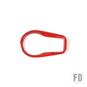 ジープ ヘッドライトライトランプスイッチ装飾カバーレネゲード 2016-24 アップ - Red