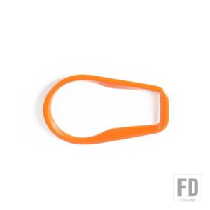 ジープ ヘッドライトライトランプスイッチ装飾カバーレネゲード 2016-24 アップ - Orange