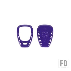 ジープ キーカバー ラングラー JK 2007-2017 キーケースシェル装飾カバーアクセサリー コンパス パトリオット用 - PURPLE