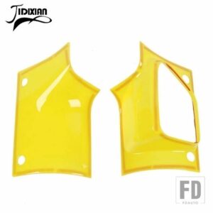ジープ エンジンフードアングルラップ装飾カバー ラングラー JL 4XE グラディエーター JT 2018-24 アップ用 - yellow for 4xe