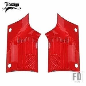 ジープ エンジンフードアングルラップ装飾カバー ラングラー JL 4XE グラディエーター JT 2018-24 アップ用 - red A