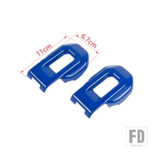 ジープ ラングラー JL グラディエーター JT 2018-24 エンジンロックフードラッチキャッチ装飾カバー - Dark blue