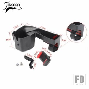 ジープ ラングラー JK 2011-17 ピリオンシート副パイロットハンドル収納ボックス携帯電話ホルダー - E2