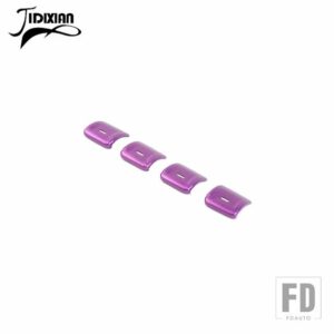 ジープ ウィンドウコントロールボタン装飾カバーラングラー JK 2012-17 インテリアアクセサリー - PURPLE