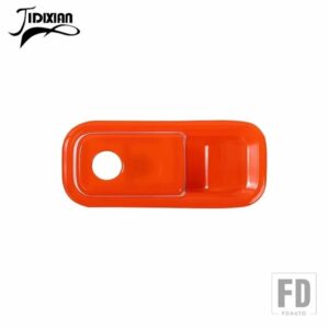 フォード ABS 車内副パイロット収納ボックスグラブハンドル装飾カバー F150 2021-23 アップカーアクセサリー - Orange