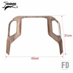 シボレー シルバラード GMC シエラ 2019-22 カーセンターコンソールナビゲーションパネル装飾カバー - Wood Grain