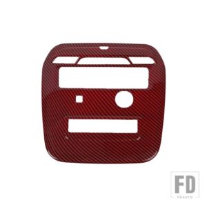 フォード ブロンコ 2021-24 アップ車内フロント読書灯ランプ装飾パネル装飾カバー - Red Carbon Fiber