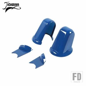 ジープ 車外装バックミラーベース装飾カバーステッカーラングラー JK 2007 2008 2009 2010-2017 アクセサリー - Blue