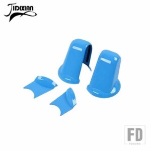 ジープ 車外装バックミラーベース装飾カバーステッカーラングラー JK 2007 2008 2009 2010-2017 アクセサリー - light blue