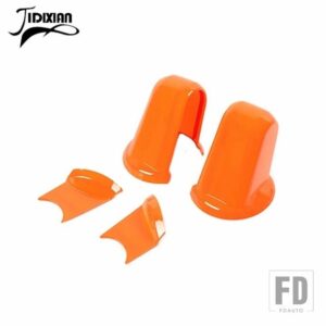 ジープ 車外装バックミラーベース装飾カバーステッカーラングラー JK 2007 2008 2009 2010-2017 アクセサリー - Orange