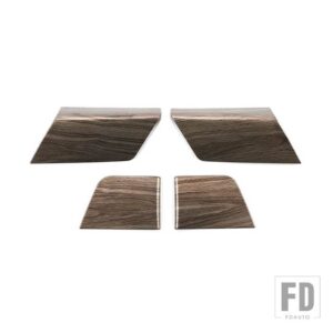 フォード F150 2021-24 ドアパネルトリムウィンドウリフトボタンサイド装飾カバーインテリアアクセサリー - Wood Grain
