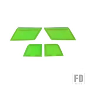 フォード F150 2021-24 ドアパネルトリムウィンドウリフトボタンサイド装飾カバーインテリアアクセサリー - light green