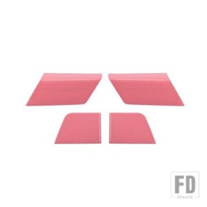 フォード F150 2021-24 ドアパネルトリムウィンドウリフトボタンサイド装飾カバーインテリアアクセサリー - Pink