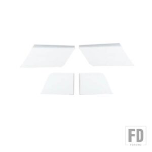 フォード F150 2021-24 ドアパネルトリムウィンドウリフトボタンサイド装飾カバーインテリアアクセサリー - White
