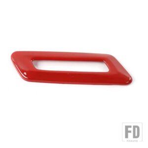 シボレー メモリシートコントロールスイッチボタン装飾カバーカマロ 2017-24 アップ - Red