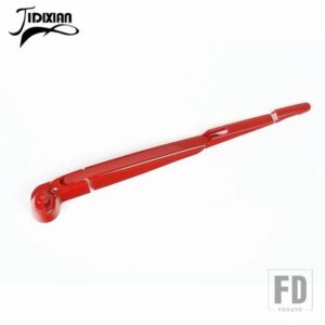 ジープ リアフロントガラスレインワイパー装飾カバーラングラー JK 2007-17 - Red