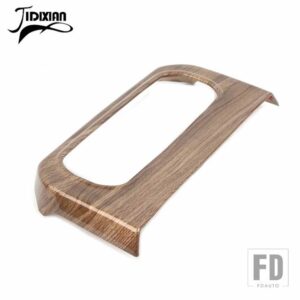 シボレー アームレストボックスリアカップホルダー装飾パネルカバーシルバラード GMC シエラ 2022 2023 2024 アップ - Wood Grain