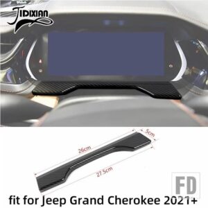 ジープ グランドチェロキー 2021-24 2025 カーボン粒子内装外装装飾カバーアクセサリー - Instrument panel