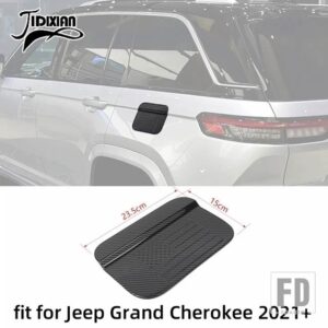 ジープ グランドチェロキー 2021-24 2025 カーボン粒子内装外装装飾カバーアクセサリー - tank cap trim