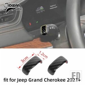 ジープ グランドチェロキー 2021-24 2025 カーボン粒子内装外装装飾カバーアクセサリー - Wiper lever trim