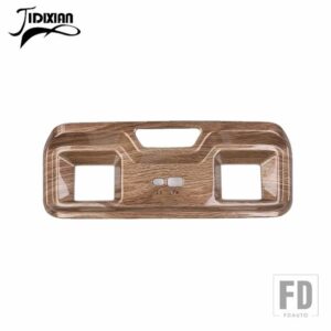 シボレー 車インナーリア空調コンセントパネル装飾カバーシルバラード GMC シエラ 2022 2023 2024 アップ - Wood Grain