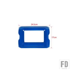 ジープ 7インチ GPS ナビゲーション装飾フレームラングラーサハラ JL グラディエーター JT 2018-23用 - Blue