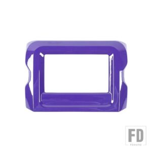 ジープ 7インチ GPS ナビゲーション装飾フレームラングラーサハラ JL グラディエーター JT 2018-23用 - PURPLE