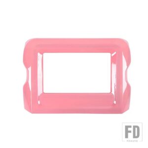 ジープ 7インチ GPS ナビゲーション装飾フレームラングラーサハラ JL グラディエーター JT 2018-23用 - Pink