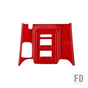 フォード ブロンコ 4 ドア 2021-24 窓スイッチパネル装飾カバーインテリアアクセサリー - Red