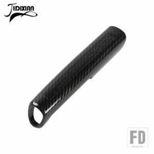 ジープ 車内ハンドブレーキ装飾カバーラングラー JK 2011-14-2017 ハンドブレーキカバーアクセサリー - Black Carbon Fiber