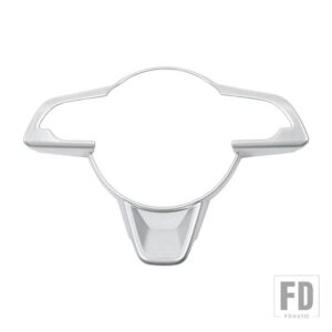 スズキ インテリアモールディングステアリングホイール装飾カバーアクセサリー ジムニー 2019-23 アップ - Silver