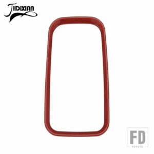 ジープ 車内装ギアシフトパネル装飾フレームカバーラングラー JK 2011-17 - Red Carbon Fiber