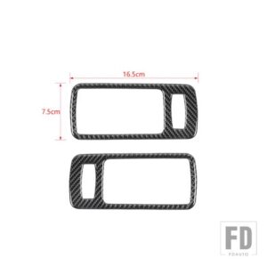 フォード マスタング 2009-13 ドアインナーハンドルボウル装飾カバートリムステッカーカーボンカーアクセサリー - Carbon Fiber B