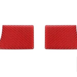 フォード マスタング 2009-13 ドアインナーハンドルボウル装飾カバートリムステッカーカーボンカーアクセサリー - Red Carbon Fiber