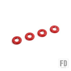 ジープ ドアボルトロック装飾リングカバーコンパス 2008-2016 パトリオット 2011-15 - Red