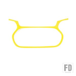 ジープ レネゲード 2015 2016 2017 車内空調スイッチ装飾フレームカバーアクセサリー - Yellow